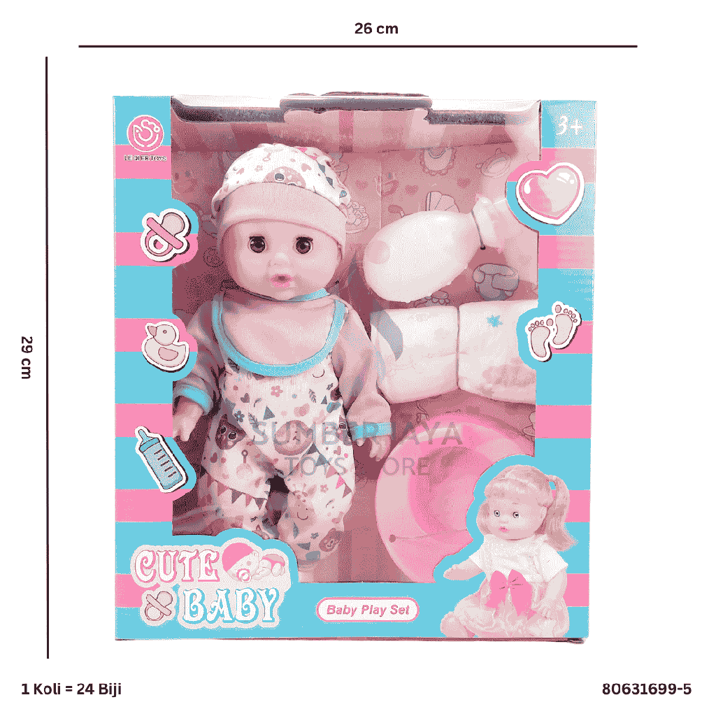 B/O 12" IC PEE DOLL/MUSIC 699-5