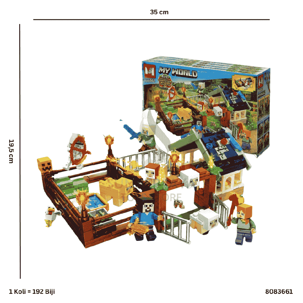 RPK MINECRAFT FIGURE W/ SHEEP FARM ADVENTUR 661