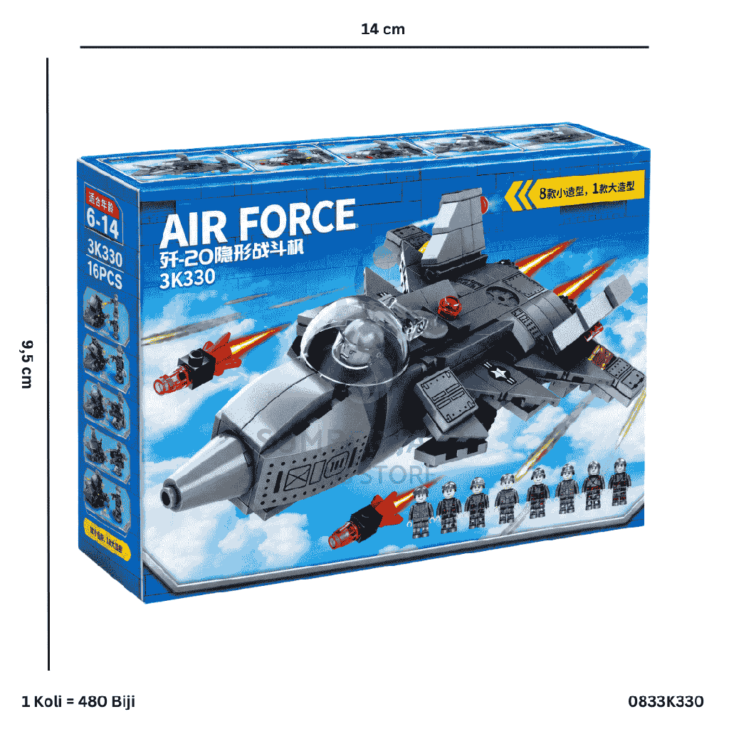 RPK SOLDIER AIR FORCE FIGURE W/ WAR VEHICLE 3K330