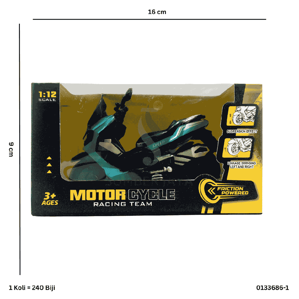 DIECAST MOTORCYCLE 686-1