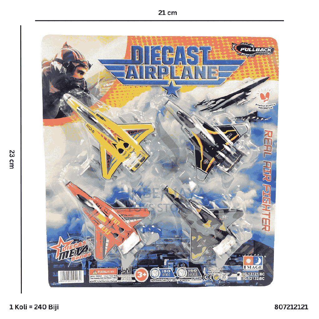 DIECAST 4 PESAWAT 12121
