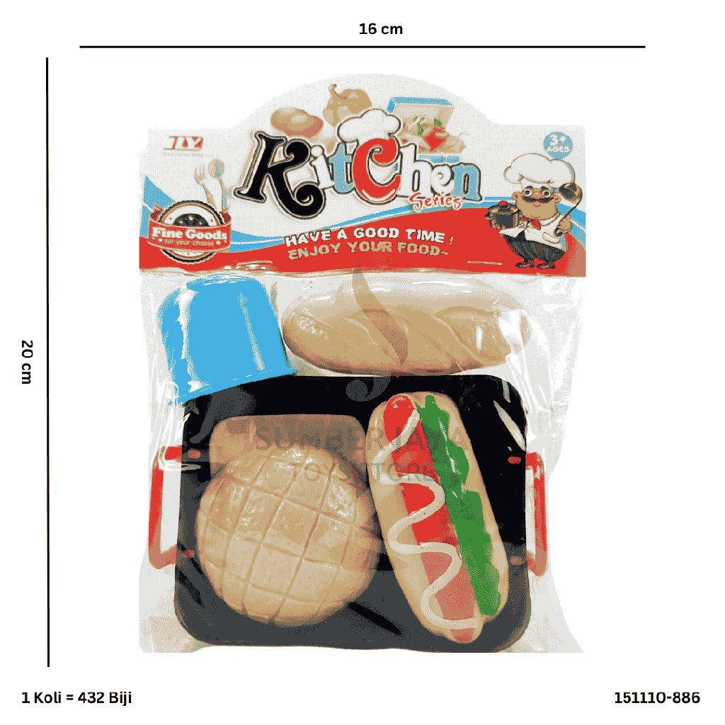 BURGER PLAYSET 110-886