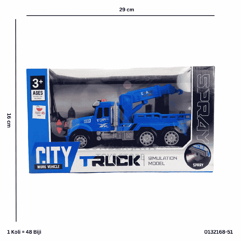 R/C CITY TRUCK 168-51