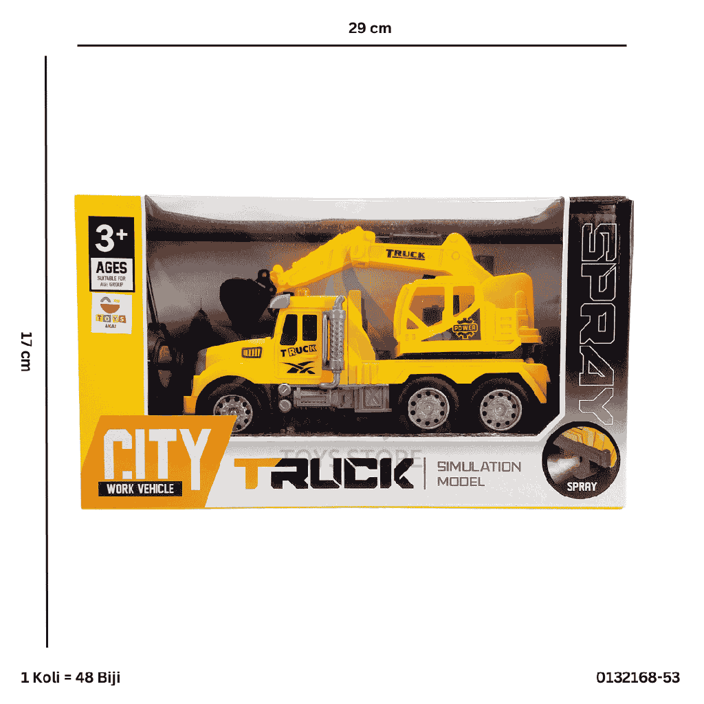 R/C CITY TRUCK 168-53