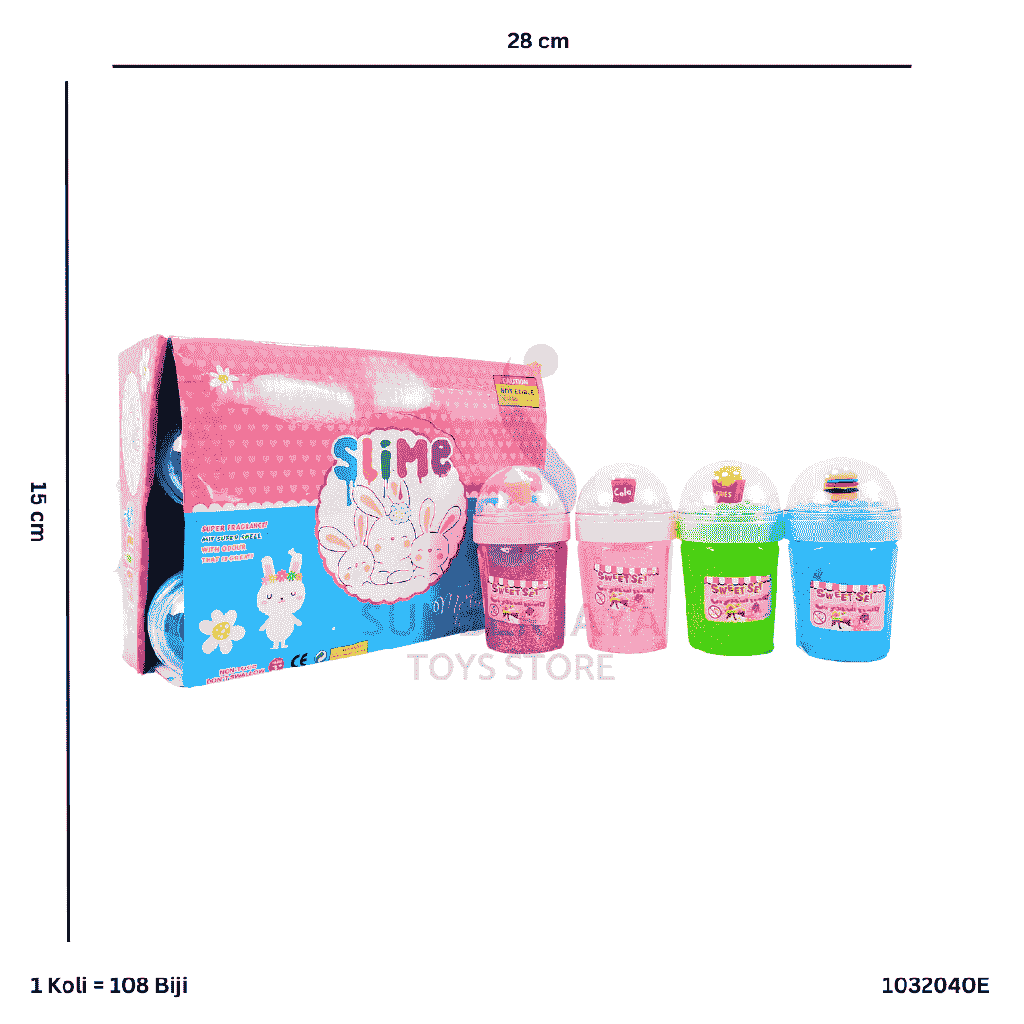 SLIME GLITER SWEET SET 2040E
