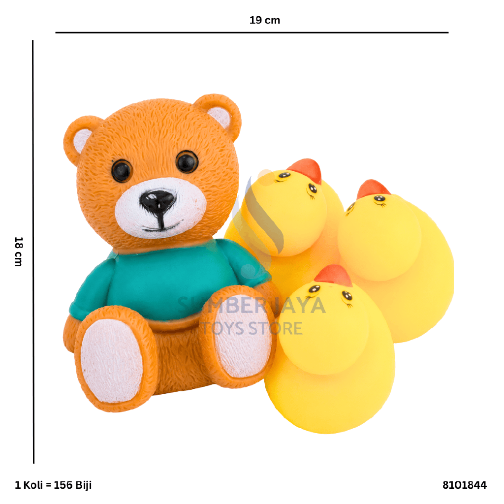 CIT-CIT BABY BEAR + 3 BEBEK KTG B 844
