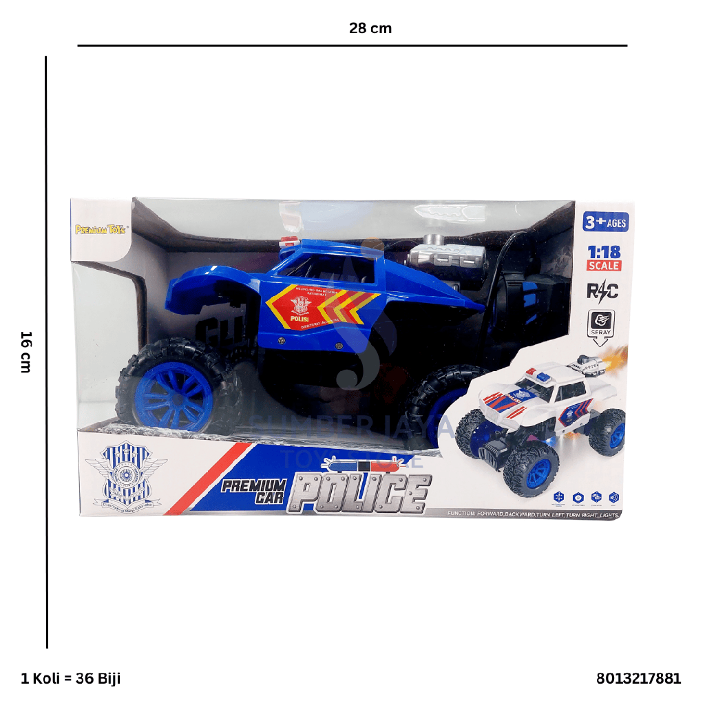 R/C POLICE CRAWLER 17881