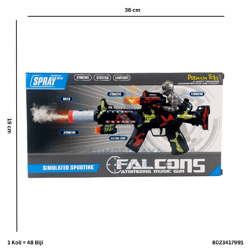 B/O FALCONS GUN 17991