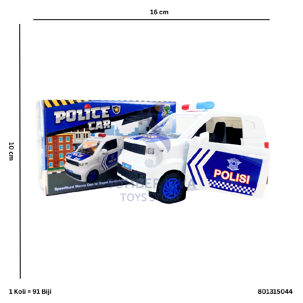 POLICE CAR BUMP AND GO 5044