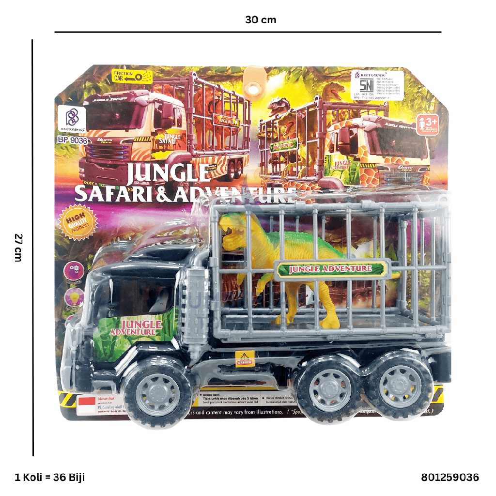 JUNGLE SAFARI & ADVENTURE TRUCK 9036