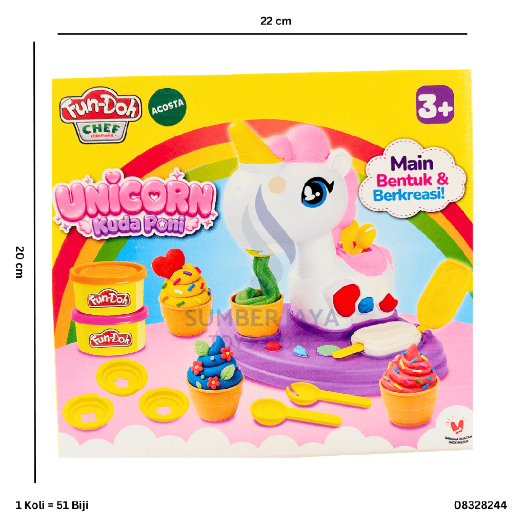 FUN-DOH UNICORN KUDA 28244