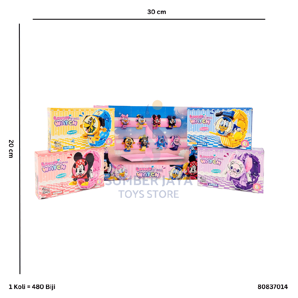 RPK DISNEY WEARABLE FUN WATCHES L7014