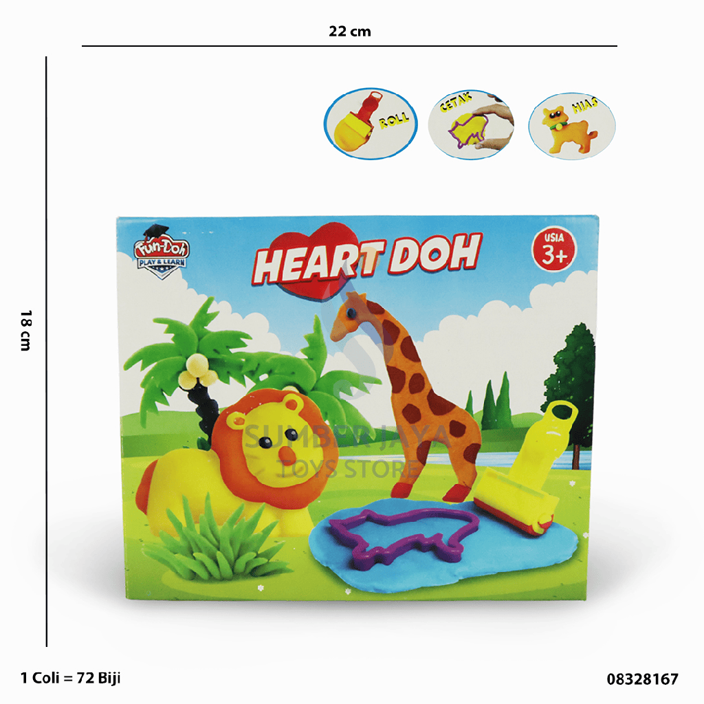 FUN-DOH HEART DOH 28167