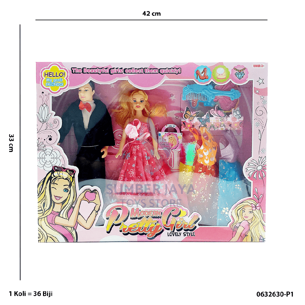 BONEKA MODERN PRETTY GIRL 2630-P1