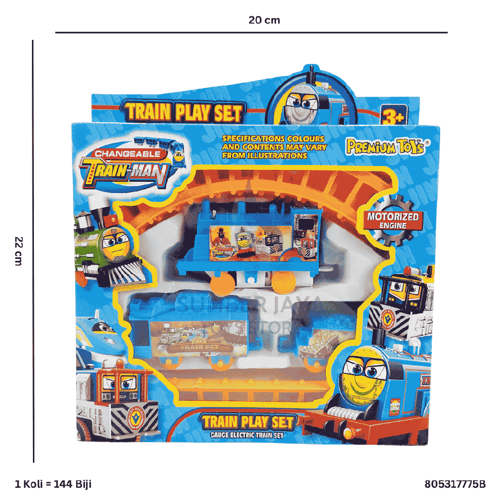 TRAIN PLAY SET 17775B