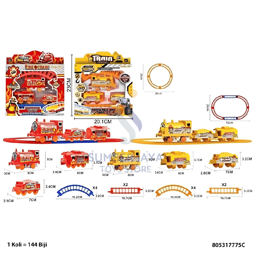 TRAIN PLAY SET 17775C