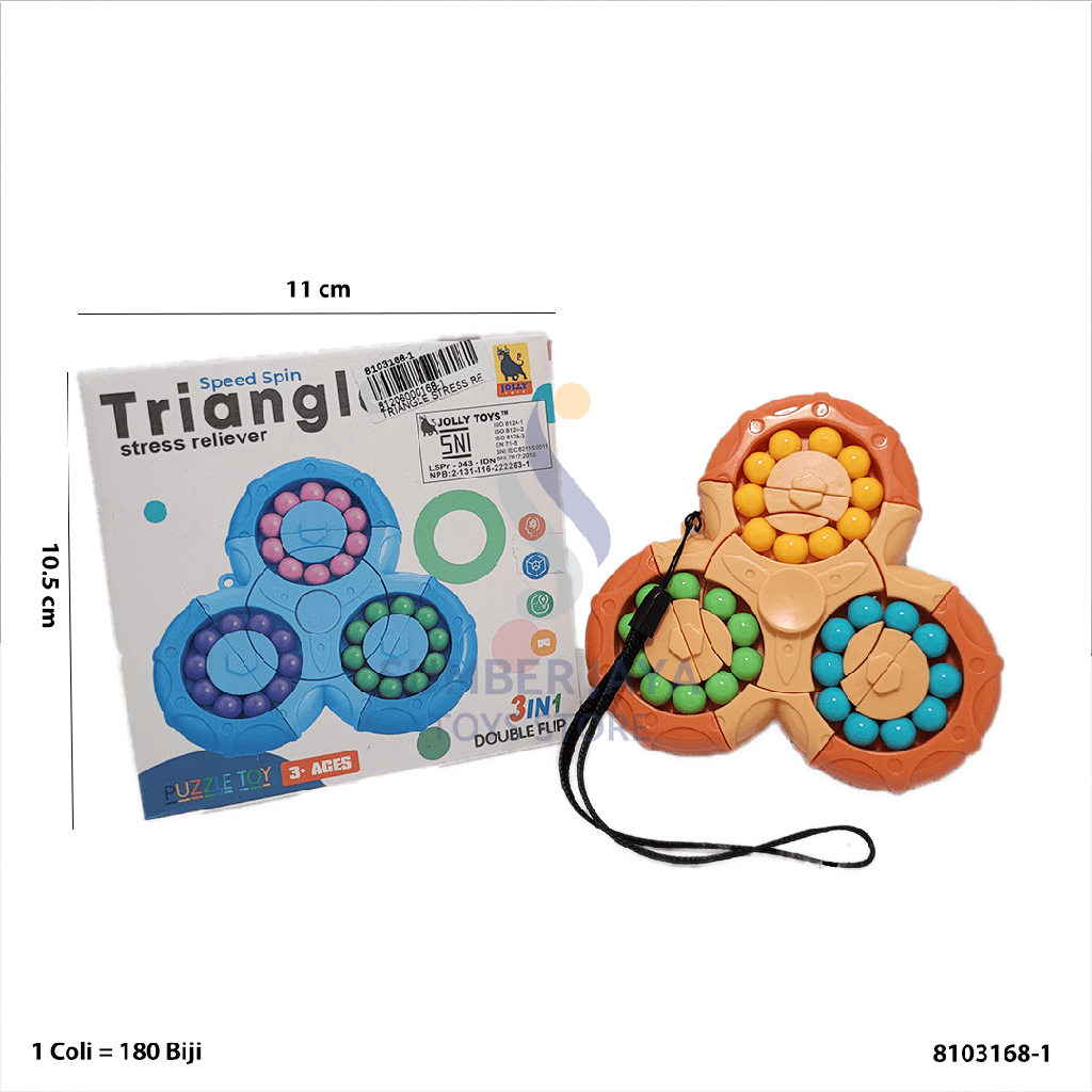 TRIANGLE STRESS RELIEVER 168-1