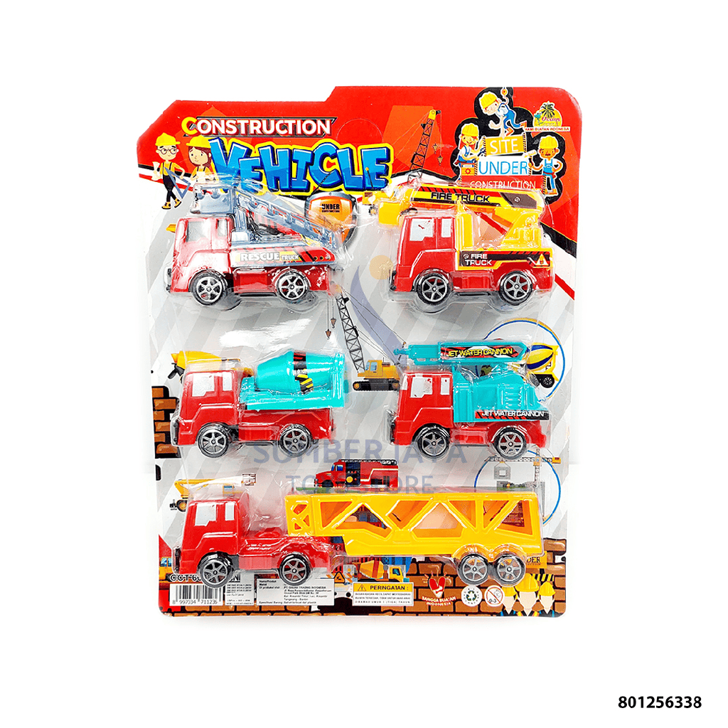 TRUCK CONTRUCTION 5PC 6338