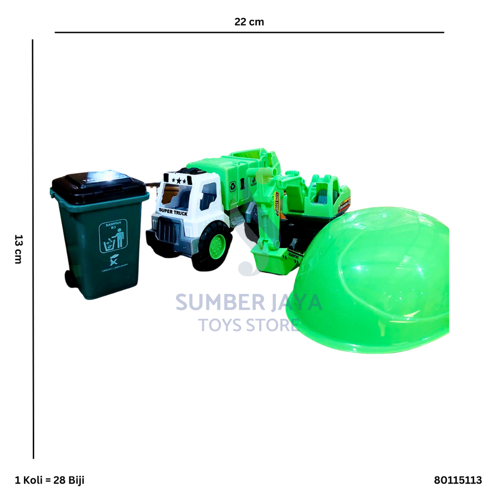 TRUCK CPMPAC&EXCAVATOR+HELM 113