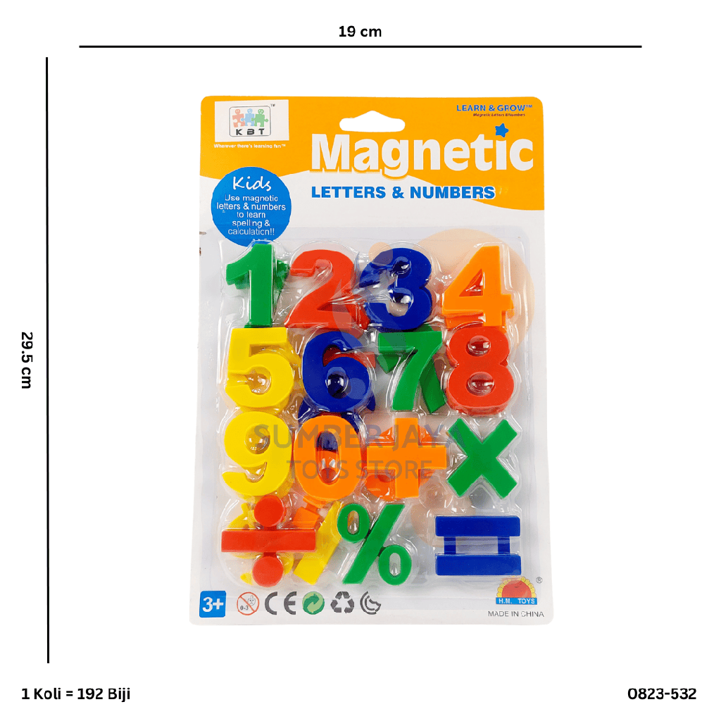 ABJAD MAGNET SET 3ASST 3-532