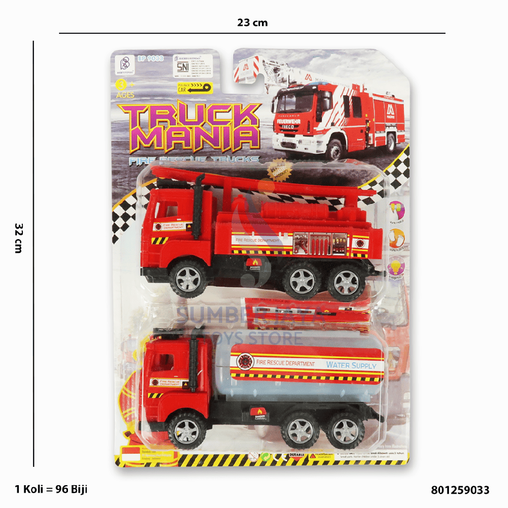 TRUCK FIRE RESCUE 9033