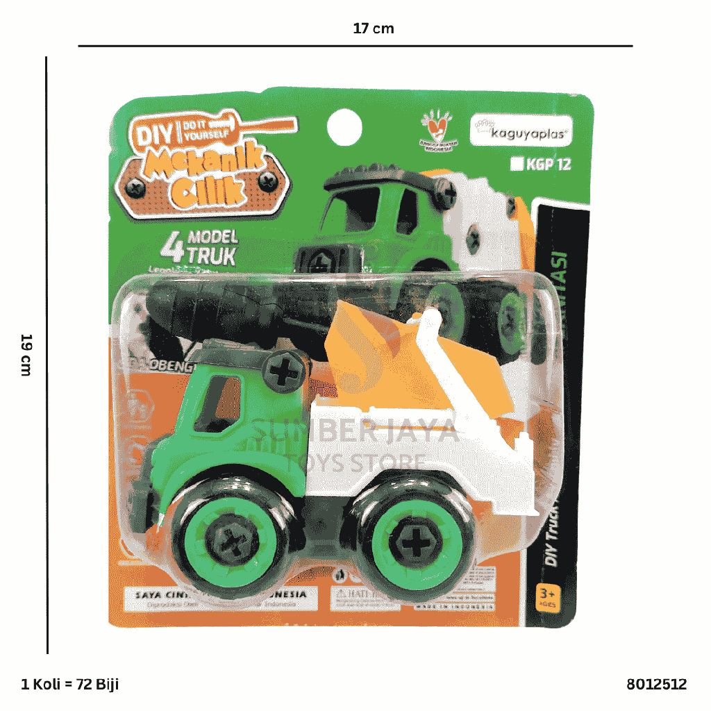 TRUCK MEKANIK CILIK WASTE MANAGEMENT 512