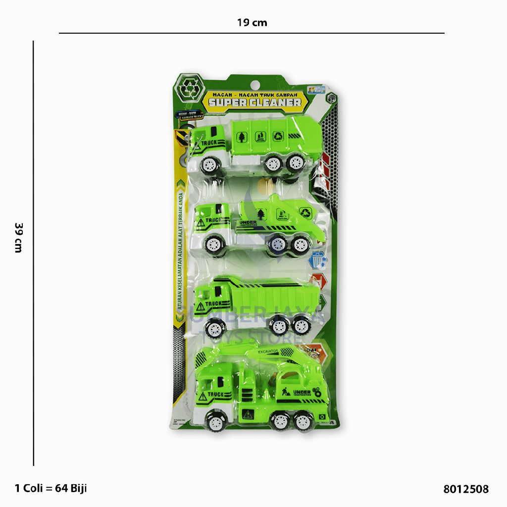 TRUCK SAMPAH 4PCS 08