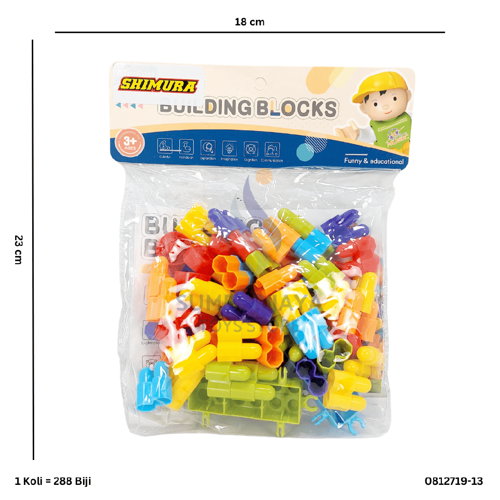 BUILDING BLOCKS 68PCS 2719-13