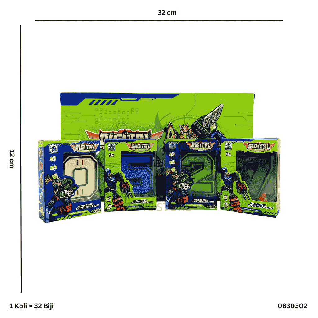 DIGITAL ROBOT NUMBER LC0302