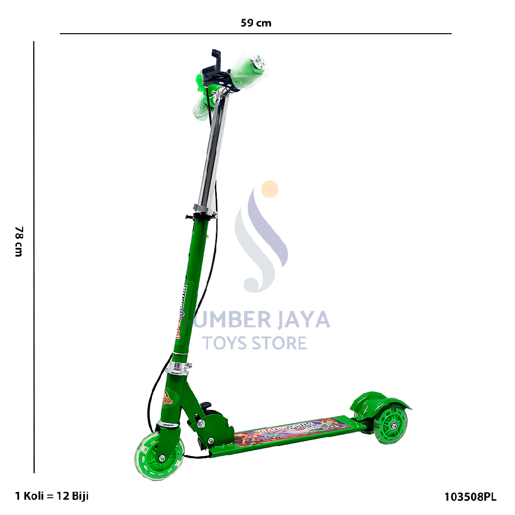 SCOOTER REM + LAMPU 508PL