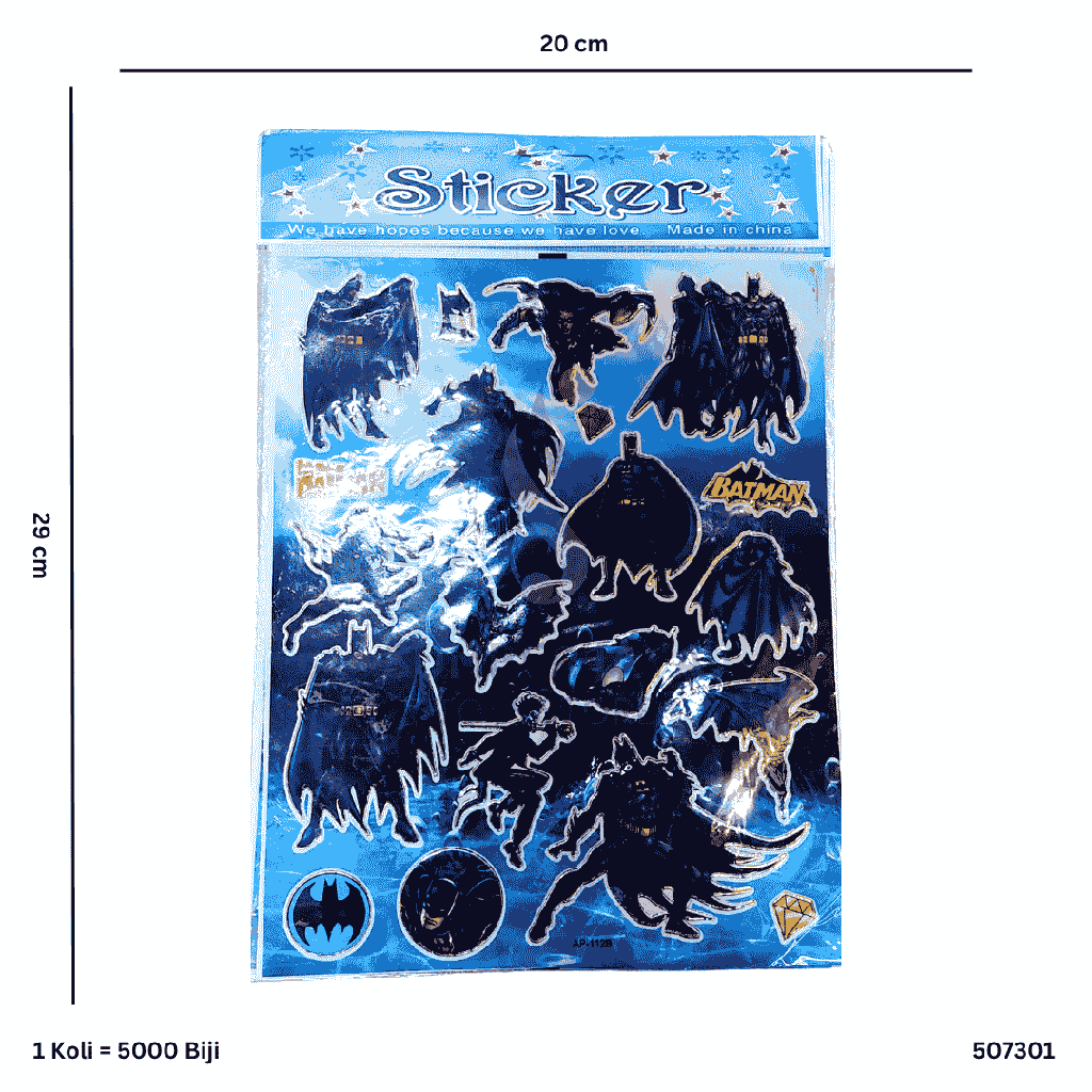 STICKER LASER KARAKTER 301