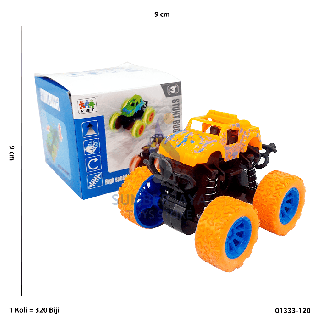 FRICTION CAR STUNT BUGGY 4X4 3-120
