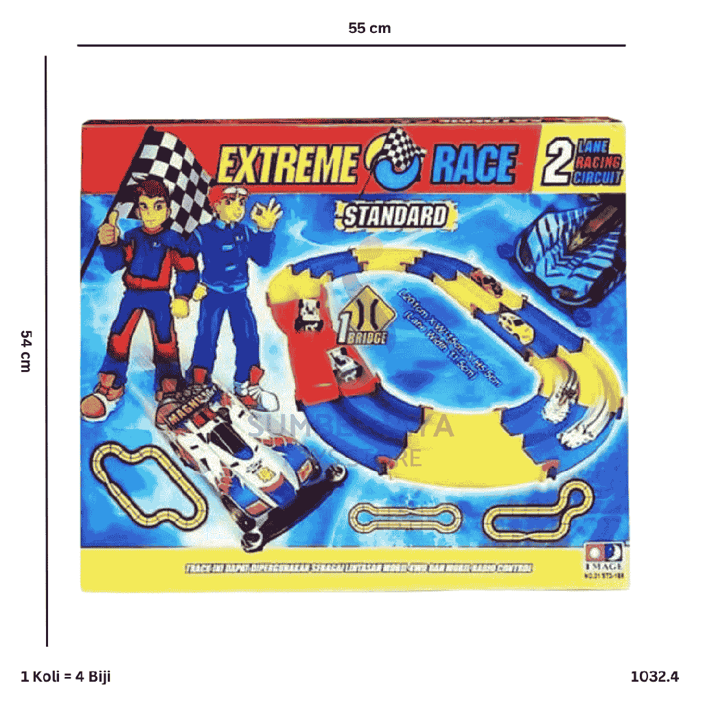 TRACK EXTREME RACE 2LANE 2.4