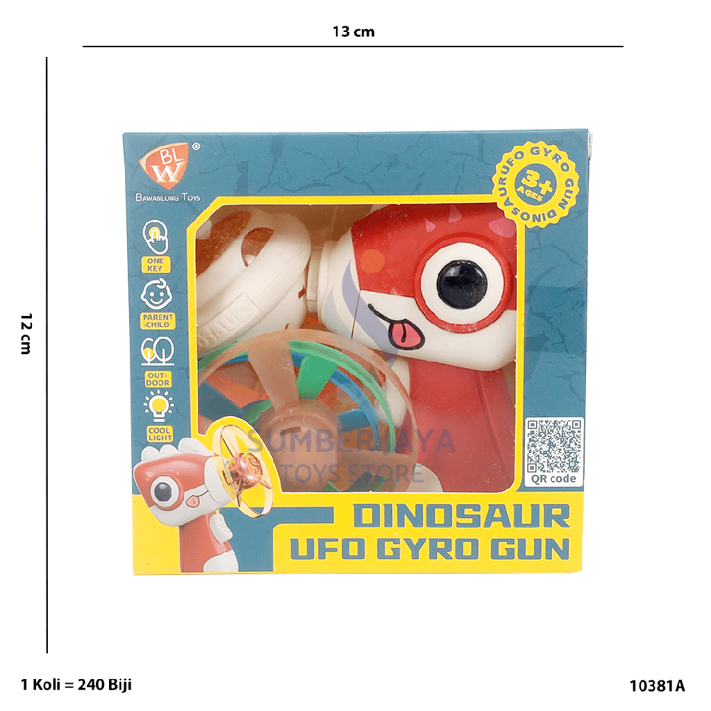 DINOSAUR UFO GYRO GUN 81A
