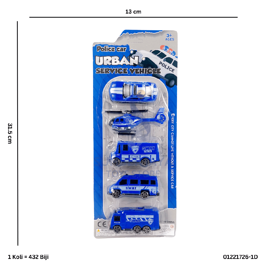 URBAN SERVICE VEHICLE 4PC 1726-1D