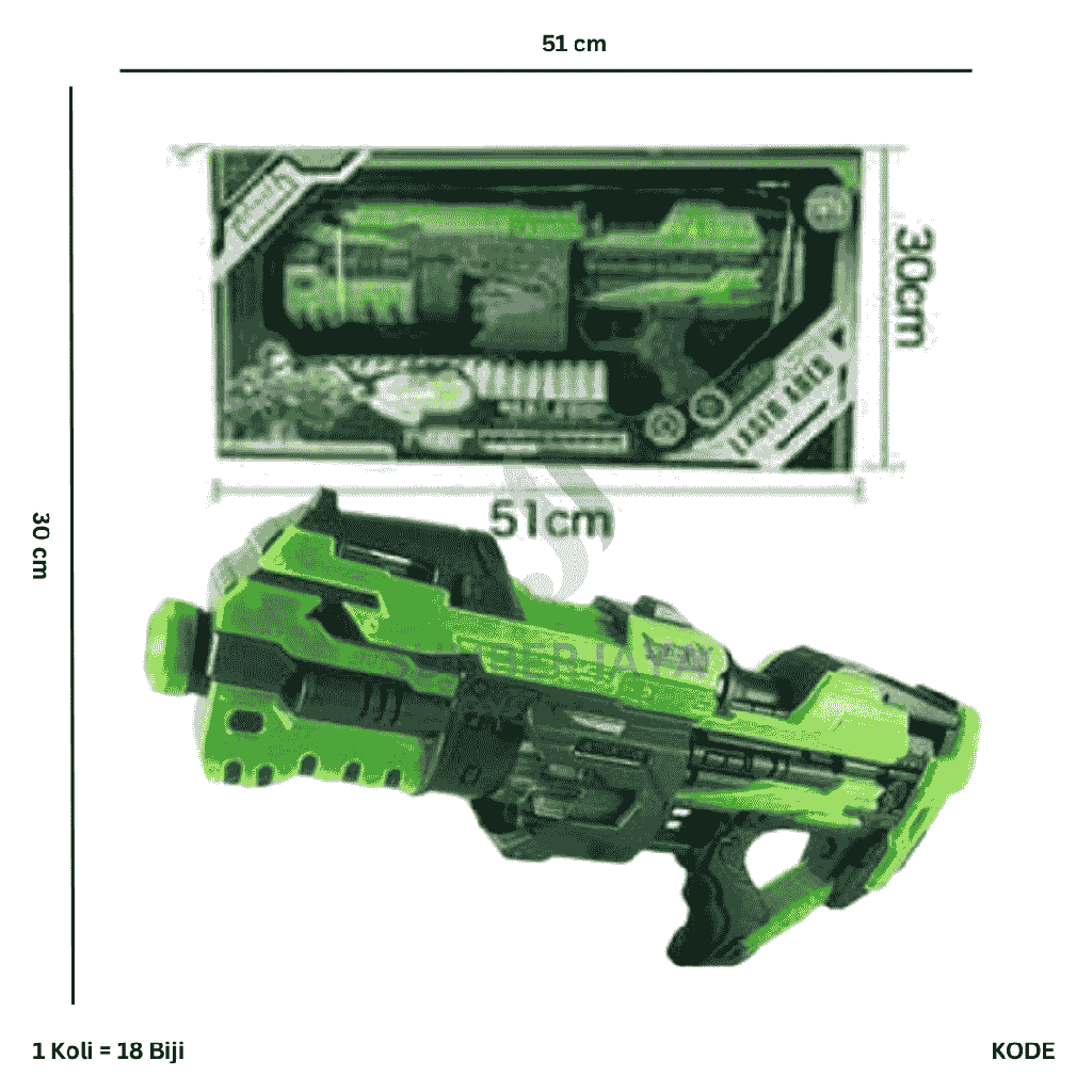PST SOFT BULLET GUN 553