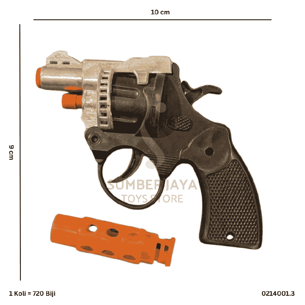 CAP GUN CHROMED KTG 001.3