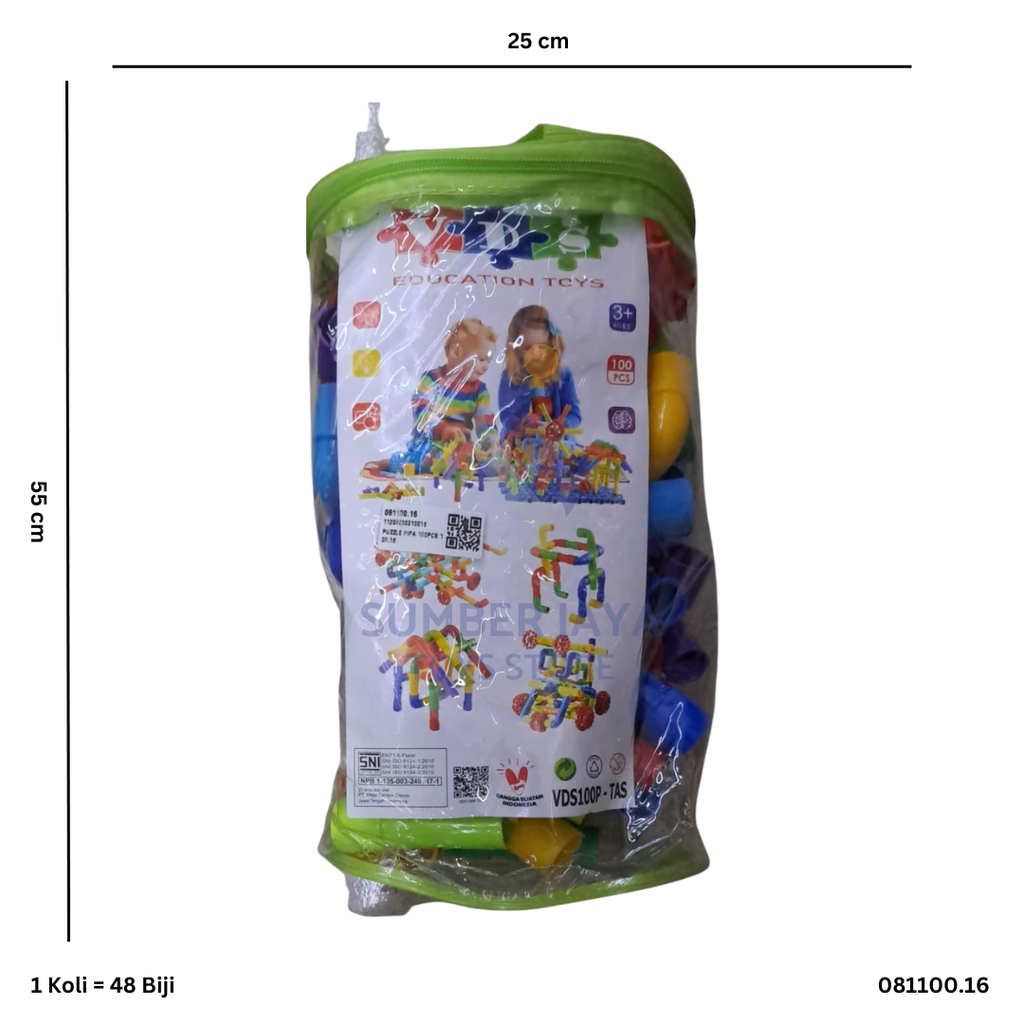 PUZZLE PIPA 100PCS 100.16