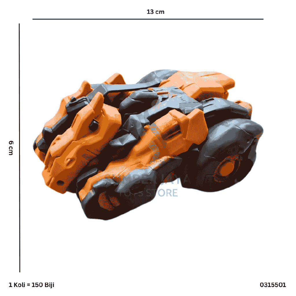 CAR CRASH TRANSFORMATION TYRANNOSAURUS 5501