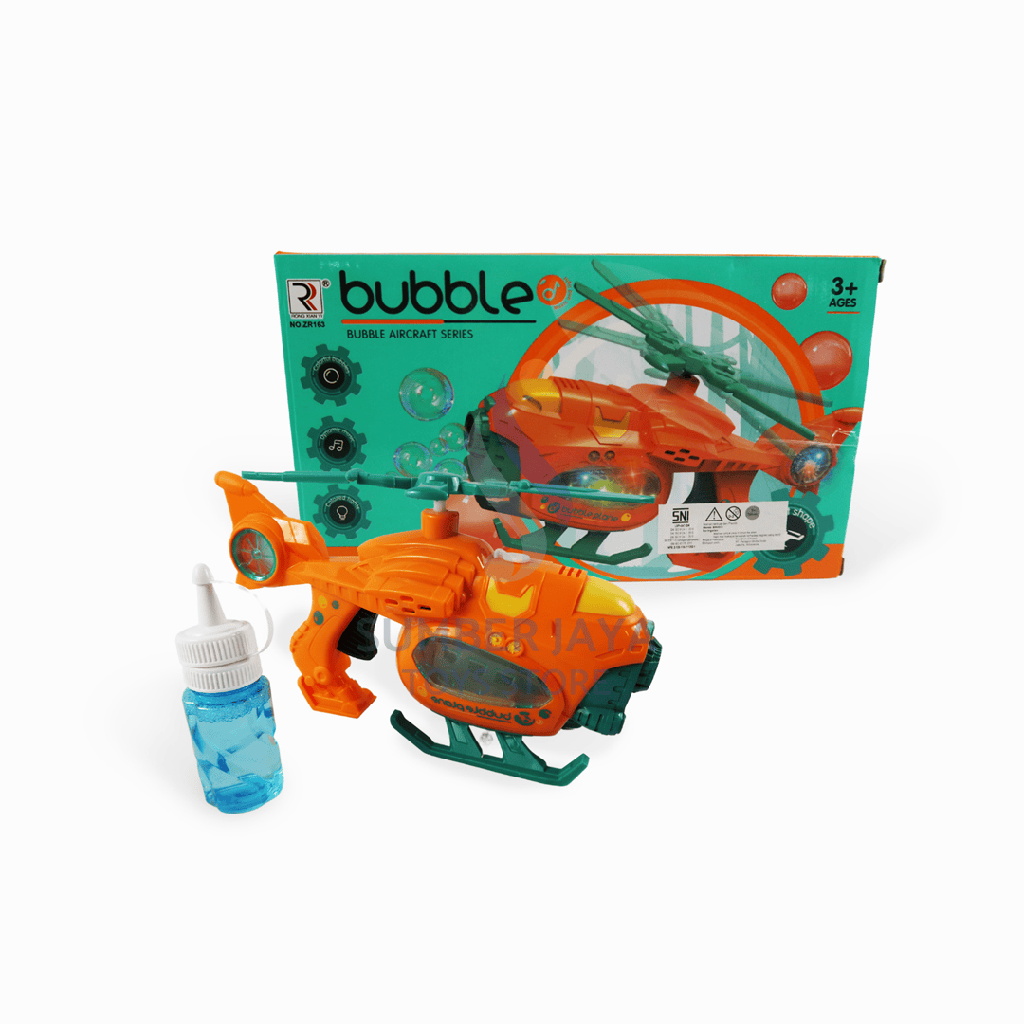 HELICOPTER BUBBLE GUN B/O 163