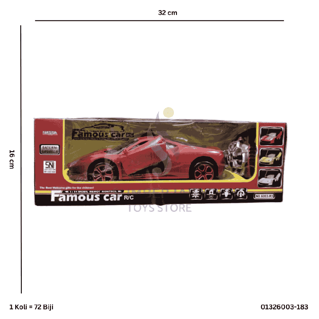 FAMOUS CAR RC 6003-183