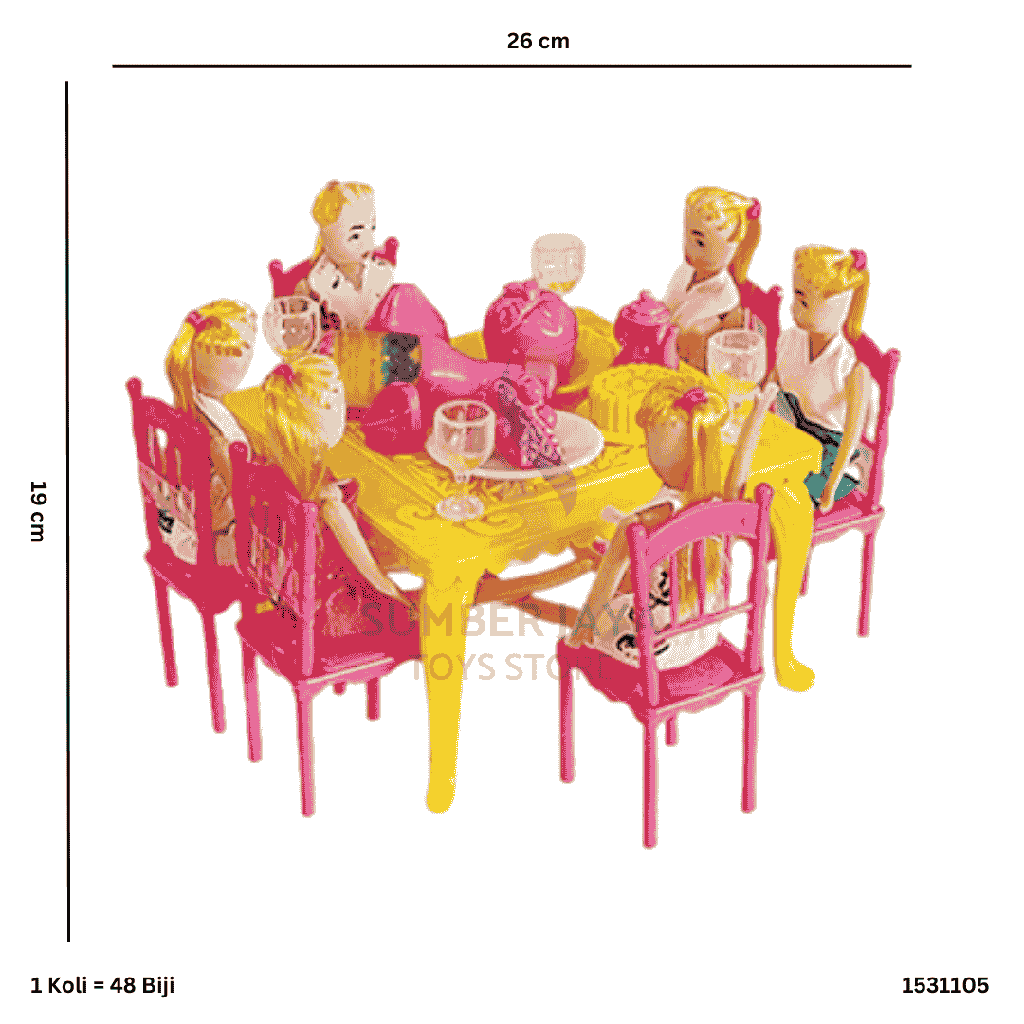 DINNING TABLE+6BNK 1105