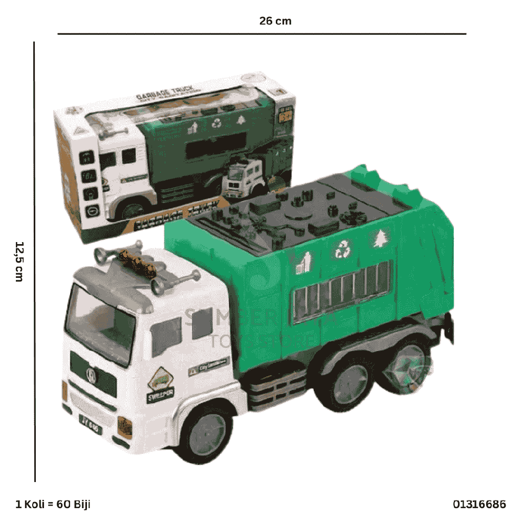 TRUCK GARBAGE B/O 6686