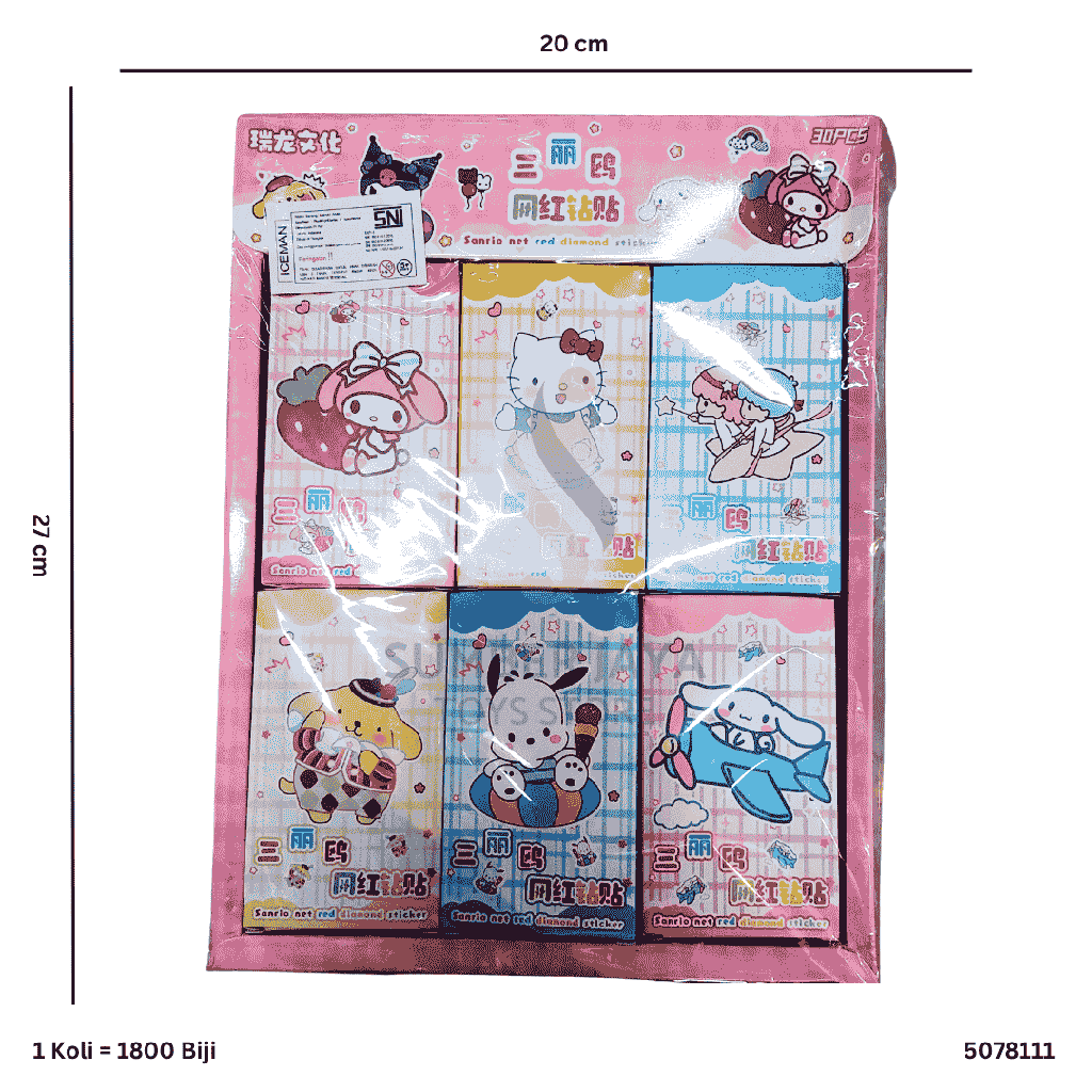 STICKER SIAMOND PAINTING SANRIO 8111