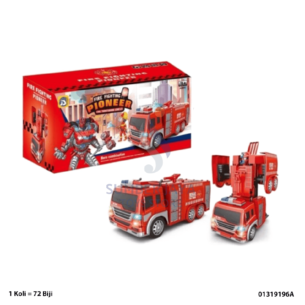 FIRE ENGINE TRANSF ROBOT 9196A