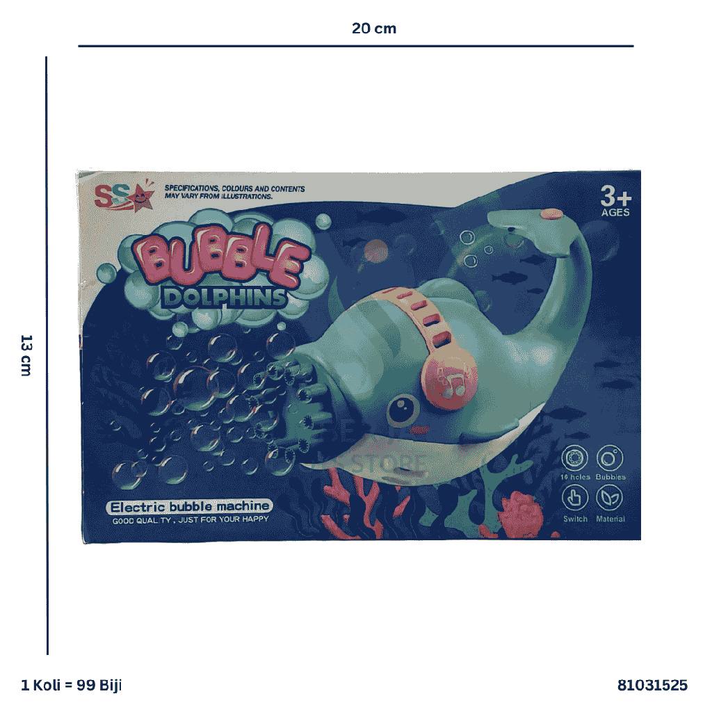 BUBBLE DOLPHINS DOS 1525
