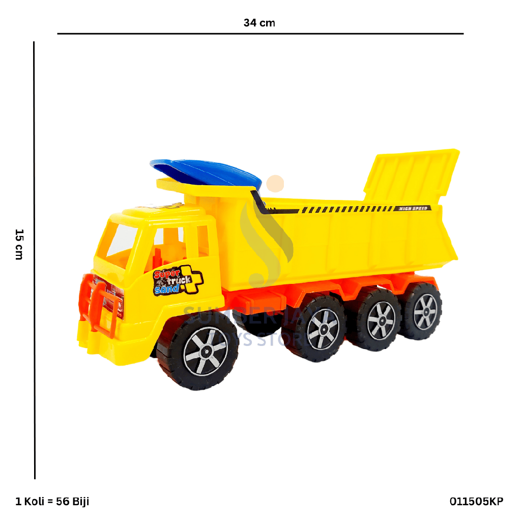 DUMP TRUCK MIRING PANJANG + MAINAN PASIR KTG KP 05