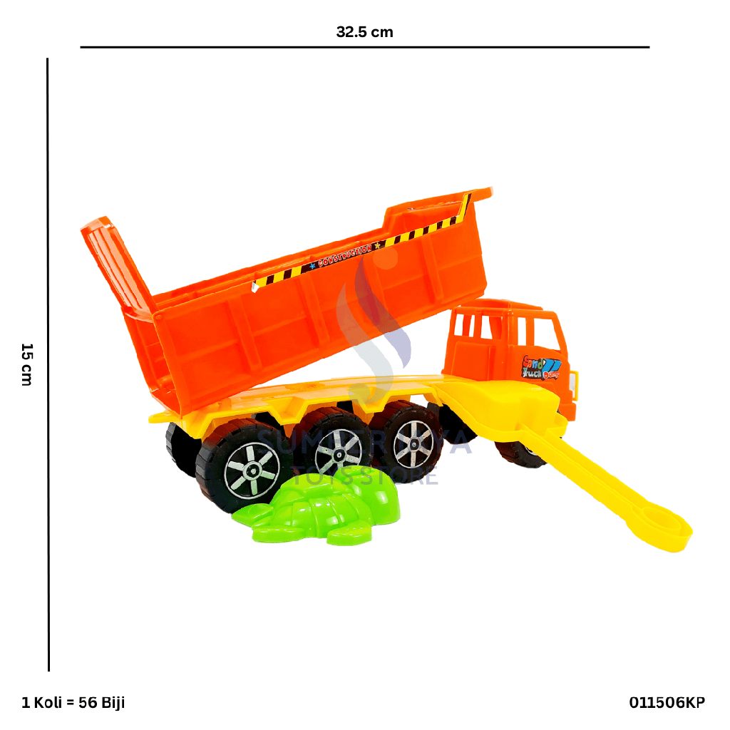 TRUCK DUMP LURUS PANJANG + MAINAN PASIR KTG KP 06