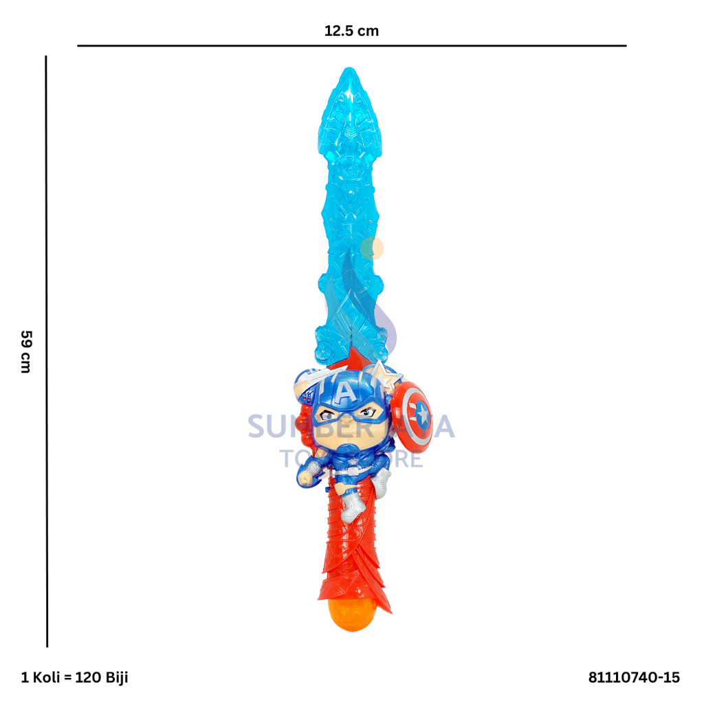 B/O SWORD CAPTAIN AMERICA 0740-15