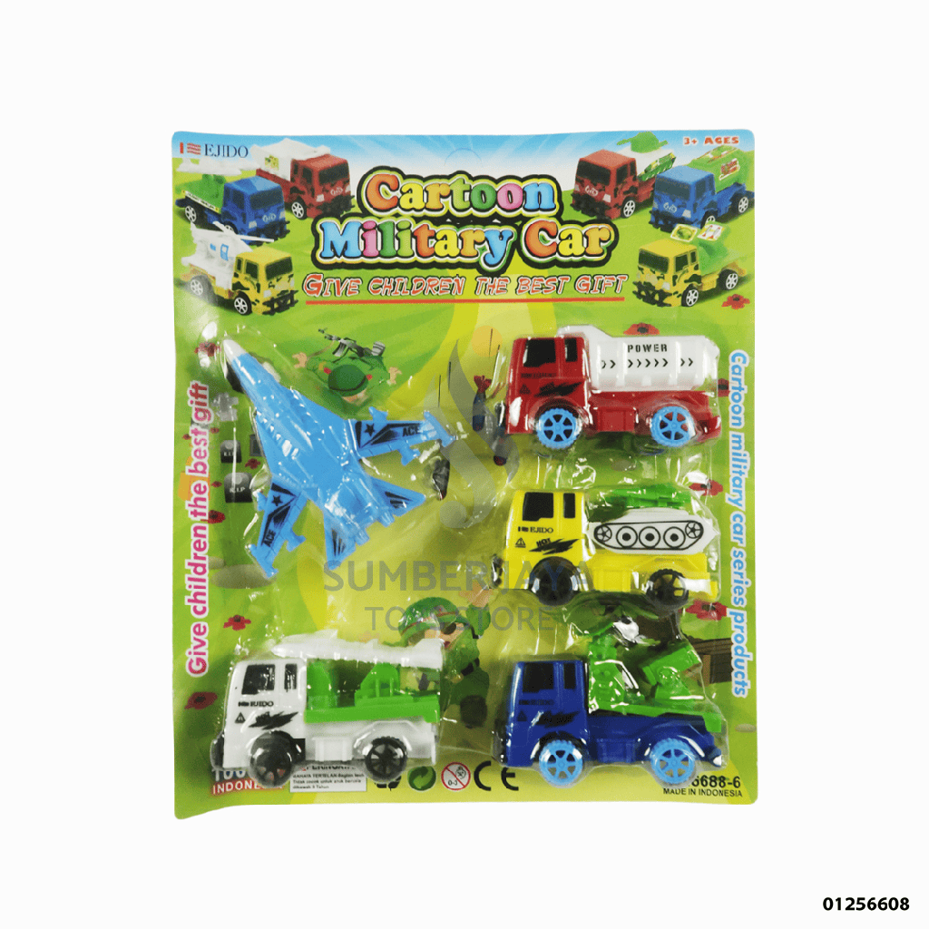 TRUCK MILITARY 4PCS+PSW 6608
